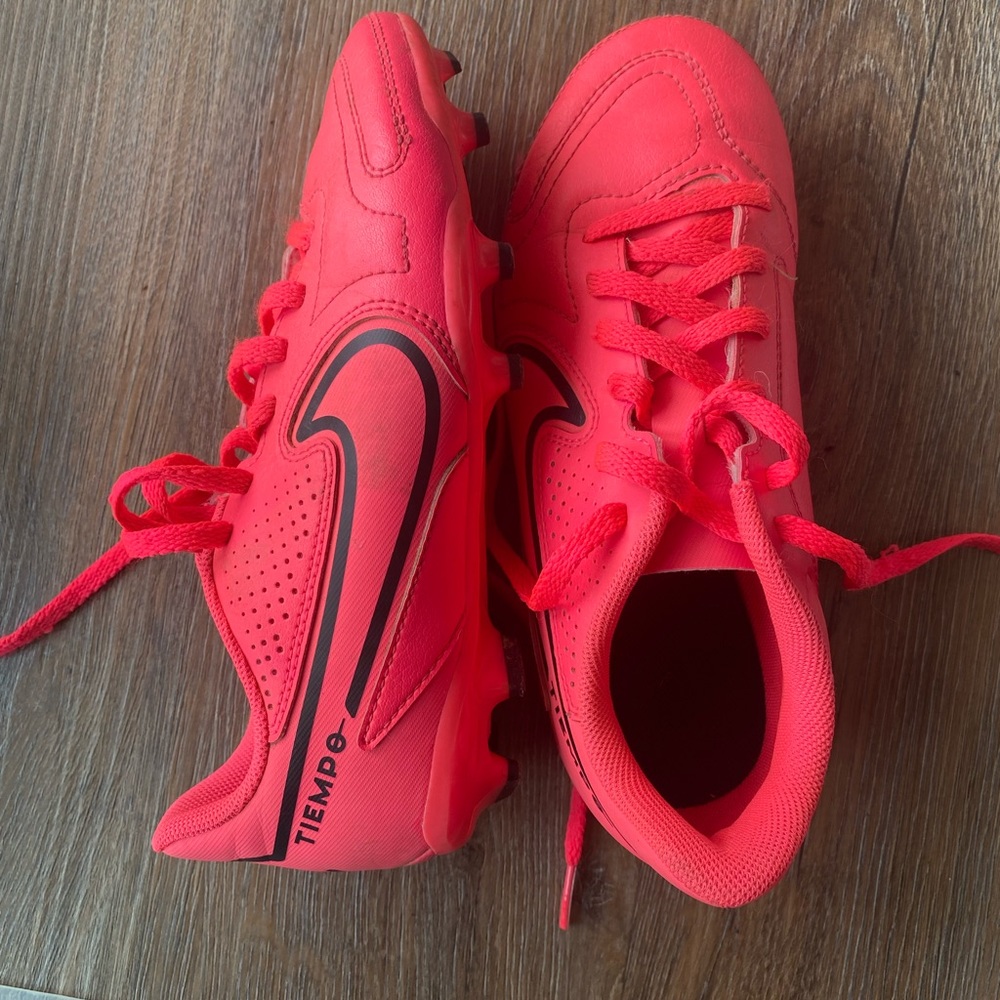 Nike Tiempo Soccer Cleats - Hot Pink